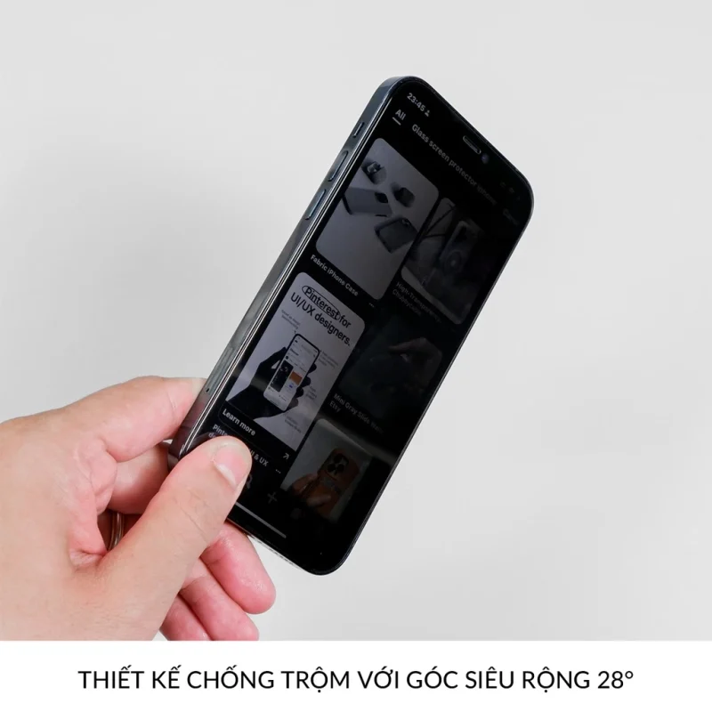 Kính cường lực chống nhìn trộm