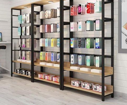 Kệ trưng bày ốp lưng điện thoại hiện đại